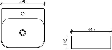 Раковина Ceramica Nova Element 49 см CN5011 