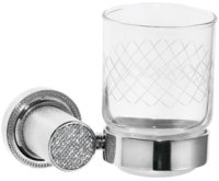 Стакан для зубных щеток Boheme Royal Cristal 10924-CR-B Хром