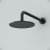 Верхний душ AM.PM Gem F0590022 Черный матовый 