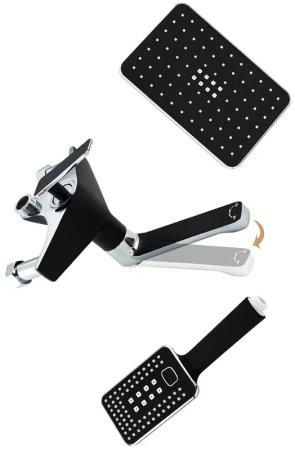 Душевая система Frap H57 F2457 Черная матовая Хром 