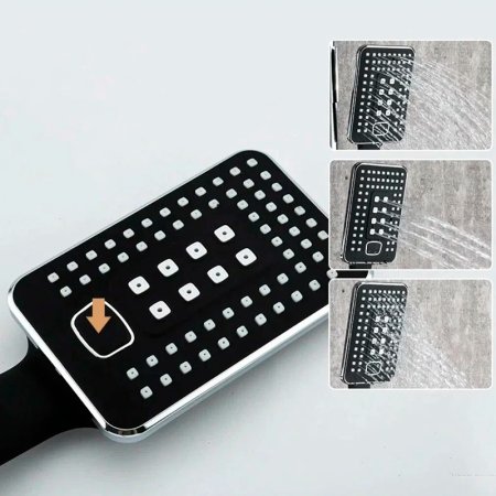 Душевая система Frap H57 F2457 Черная матовая Хром 