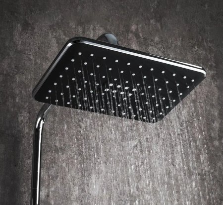 Душевая система Frap H57 F2457 Черная матовая Хром 