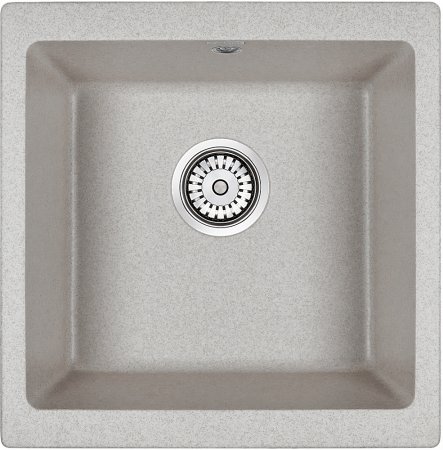 Мойка кухонная Paulmark Brilon PM104546-GR серый 