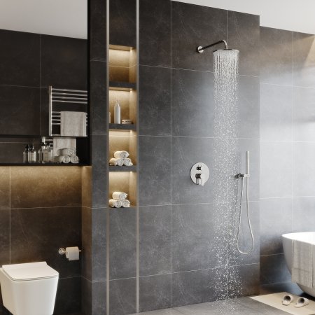 Душевая система Berges Nardis 2R 071003 Хром сильвер 