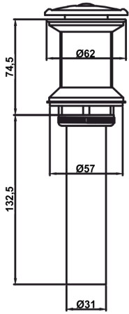 Донный клапан AltroBagno PU 070210A OrSp 
