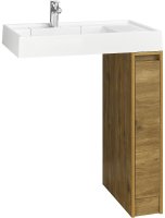 Тумба под раковину Aquaton Лондри 80 1A267101LHDR0 Дуб Рустикальный без фасада