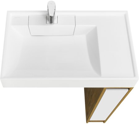 Тумба под раковину Aquaton Лондри 80 1A267101LHDR0 Дуб Рустикальный без фасада 