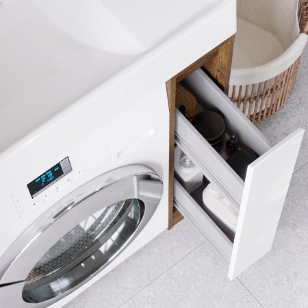 Тумба под раковину Aquaton Лондри 80 1A267101LHDR0 Дуб Рустикальный без фасада 