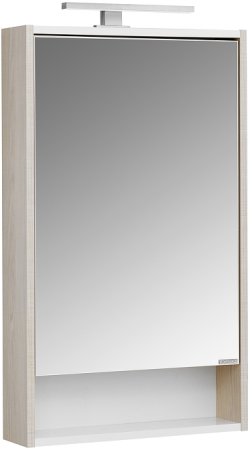 Зеркальный шкаф Aquaton Рико 50 1A212302RIB90 Белый Ясень фабрик 