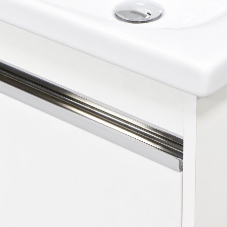 Тумба под раковину Aquaton Капри 80 1A230201KP010 подвесная Белая глянцевая 