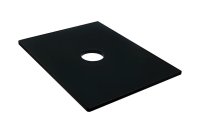 Столешница с вырезом VELVEX Klaufs 100 МДФ черная