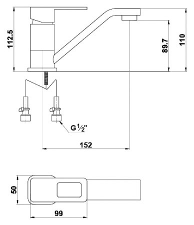 Смеситель Timo Sahara 2201-15/00F для раковины 