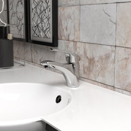 Смеситель для раковины Paini Trento TRCR205LMKM Хром 