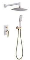 Душевая система Boheme Venturo 384-W Белый / золото