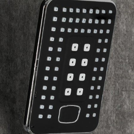 Душевая панель Frap F24005-6 с гидромассажем Черная матовая 