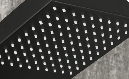 Душевая панель Frap F24005-6 с гидромассажем Черная матовая 