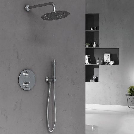Душевая система Vincea VSFW-101TCH с термостатом Хром 
