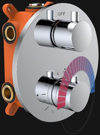 Душевая система Vincea VSFW-101TCH с термостатом Хром 