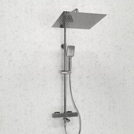 Душевая система WasserKRAFT A199.119.126.010.CH Thermo с термостатом Хром 