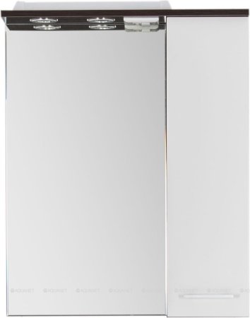 Зеркало Aquanet Равенна 60 wenge (фасад белый) 