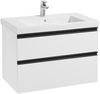 Тумба под раковину Roca Domi 80 A857459806 подвесная Белый глянец