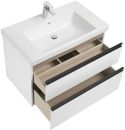 Тумба под раковину Roca Domi 80 A857459806 подвесная Белый глянец 