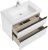 Тумба под раковину Roca Domi 80 A857459806 подвесная Белый глянец 
