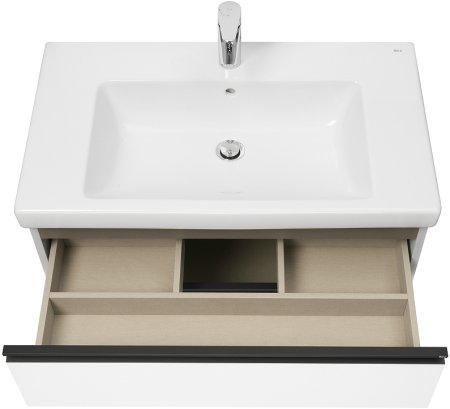 Тумба под раковину Roca Domi 80 A857459806 подвесная Белый глянец 