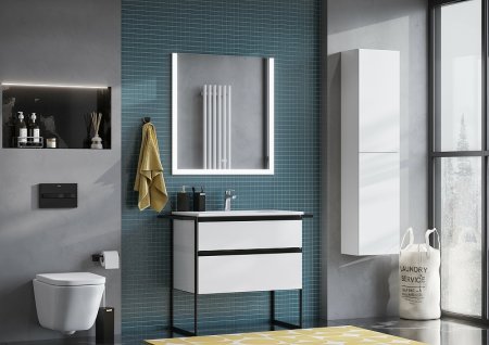 Тумба под раковину Roca Domi 80 A857459806 подвесная Белый глянец 