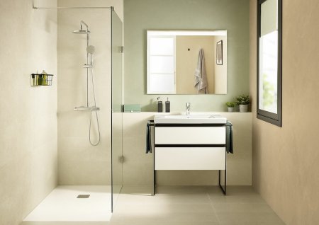 Тумба под раковину Roca Domi 80 A857459806 подвесная Белый глянец 