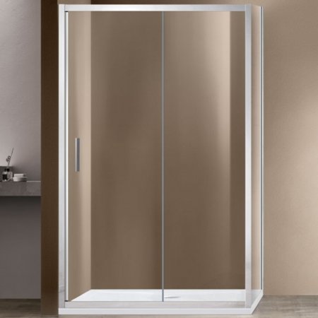 Душевой уголок Vincea Garda 100х80 VSR-1G8010CL профиль Хром стекло прозрачное 
