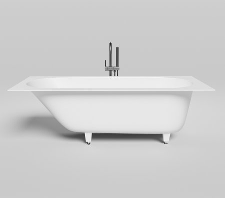 Ванна из искусственного камня Salini Ornella Kit 180х80 102412M Белая матовая 