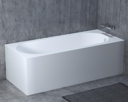 Ванна из искусственного камня Salini Ornella Kit 180х80 102412M Белая матовая 
