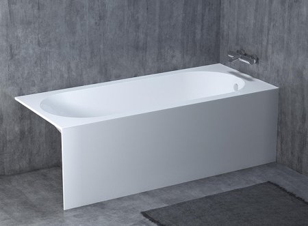 Ванна из искусственного камня Salini Ornella Kit 180х80 102412M Белая матовая 