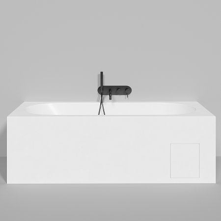 Ванна из искусственного камня Salini Ornella Kit 180х80 102412M Белая матовая 