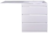 Тумба под раковину Style Line Даллас 130 Люкс Plus СС-00000558 Белая Тумба под раковину Style Line Даллас 130 Люкс Plus СС-00000558 Белая