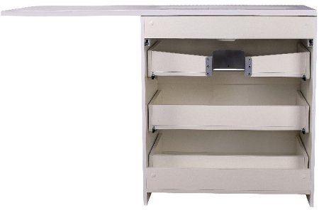 Тумба под раковину Style Line Даллас 130 Люкс Plus СС-00000558 Белая 