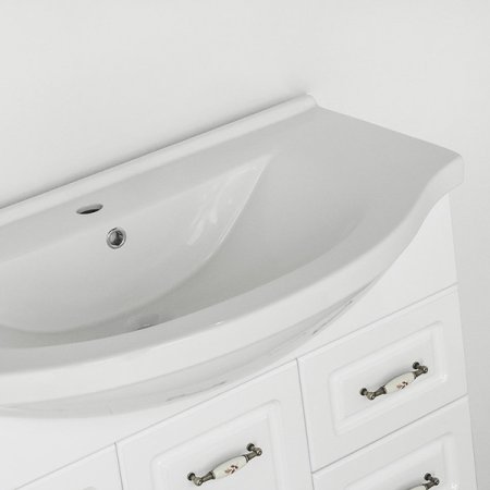 Тумба под раковину Style Line Олеандр-2 100 Люкс Белый 