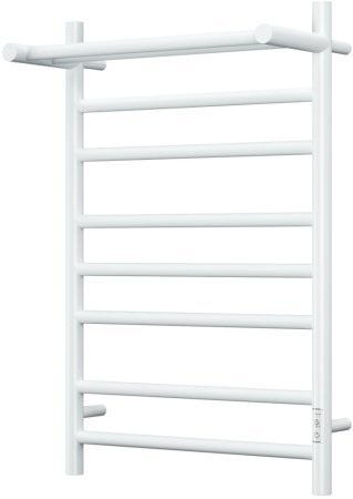 Полотенцесушитель электрический с полочкой (лесенка) Bauedge Stil Shelf DB-0023, 50x80 см 