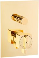 Термостат Migliore Kvant Gold 25406 С ВНУТРЕННЕЙ ЧАСТЬЮ, для ванны с душем