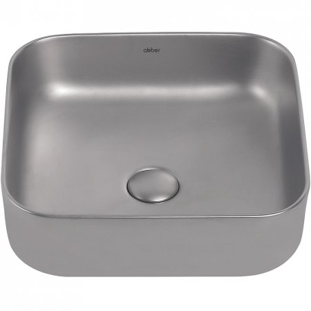 Раковина-чаша Abber Rechteck 39 AC2211MS Серебро матовое 