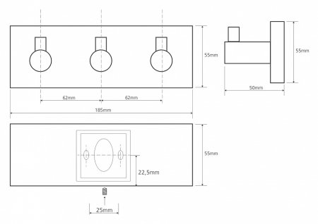 Крючок Bemeta Beta 132405232 