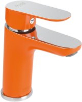 Смеситель для раковины Fiore KEVON CHIC 81OX8123, хром/оранжевый