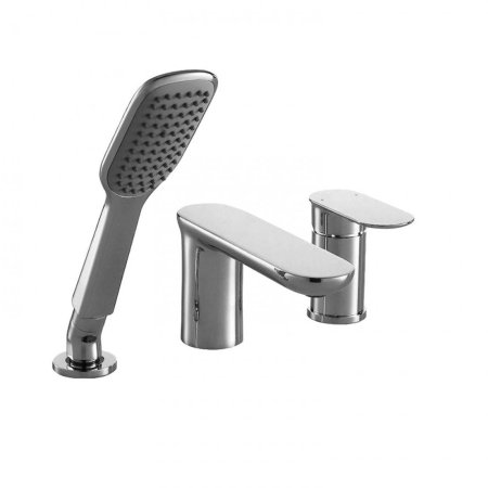 Смеситель на борт ванны Bravat Gina F565104C-2-ENG, хром 