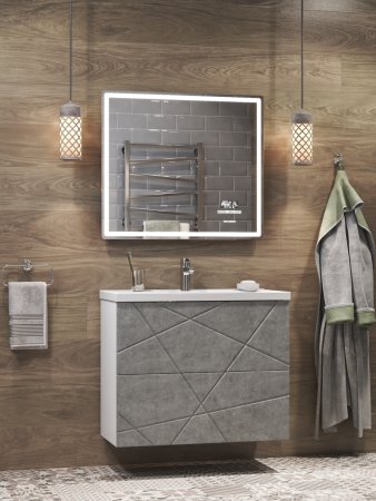 Зеркало VIGO Geometry Media z.GEO.80.Media, 80 см 