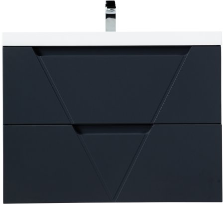 Тумба с раковиной BelBagno VITTORIA-700-2C-SO-GO-P Grigio Opaco 