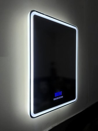 Зеркало BelBagno SPC-MAR-600-800-LED-TCH-RAD с bluetooth, термометром и радио 