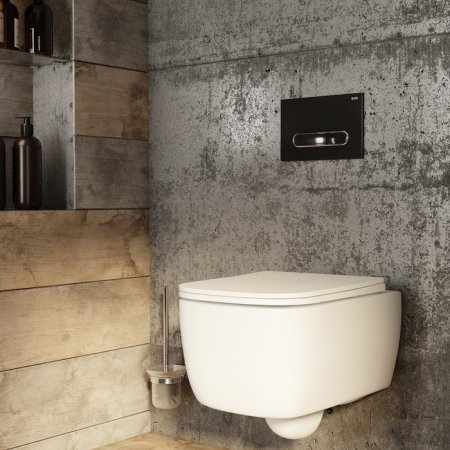 Кнопка смыва IDDIS Unifix UNI71MBi77 черная матовая 