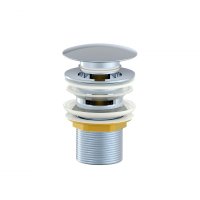 Донный клапан для раковины с переливом WONZON & WOGHAND, Хром (WW-88SS01-CR)