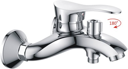 Смеситель для ванны HAIBA HB6001 хром 